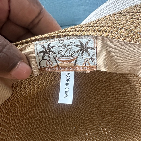 Sun 'N' Sand Tan Straw Hat O/S - Picture 5 of 5